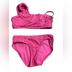 Justice pink bikini 12/14